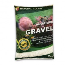 Гравий для аквариума Natural Color белый 2кг Гравий для аквариума Natural Color белый 2кг