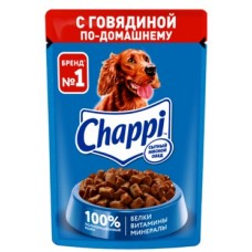 Chappi Говядина по-домашнему в соусе 85г