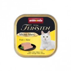 Animonda Vom Feinsten Mildes Menu с индейкой и сыром 100г