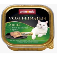 Animonda Vom Feinsten Adult С говядиной лососем и шпинатом 100г