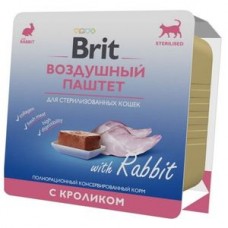 Brit Premium Sterilised Воздушный паштет с кроликом 100г