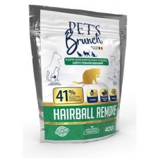 Pets Brunch Hairball Remove Корм шерстевыводящий для кошек
