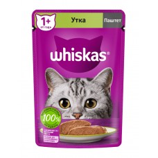 Whiskas Мясной паштет с уткой 75г