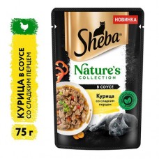 Sheba Natures Курица и паприка в соусе 75г